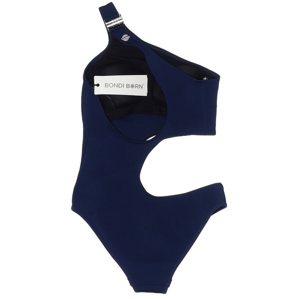 BONDI BORN Caprice Look Out one piece monokini neoprene cutout blue swimsuit 2 - Picture 2 of 8